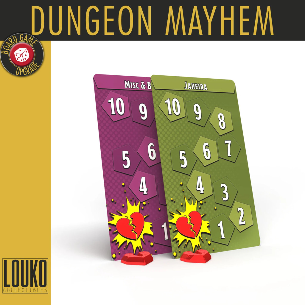 Pistes de santé pour Dungeon Mayhem