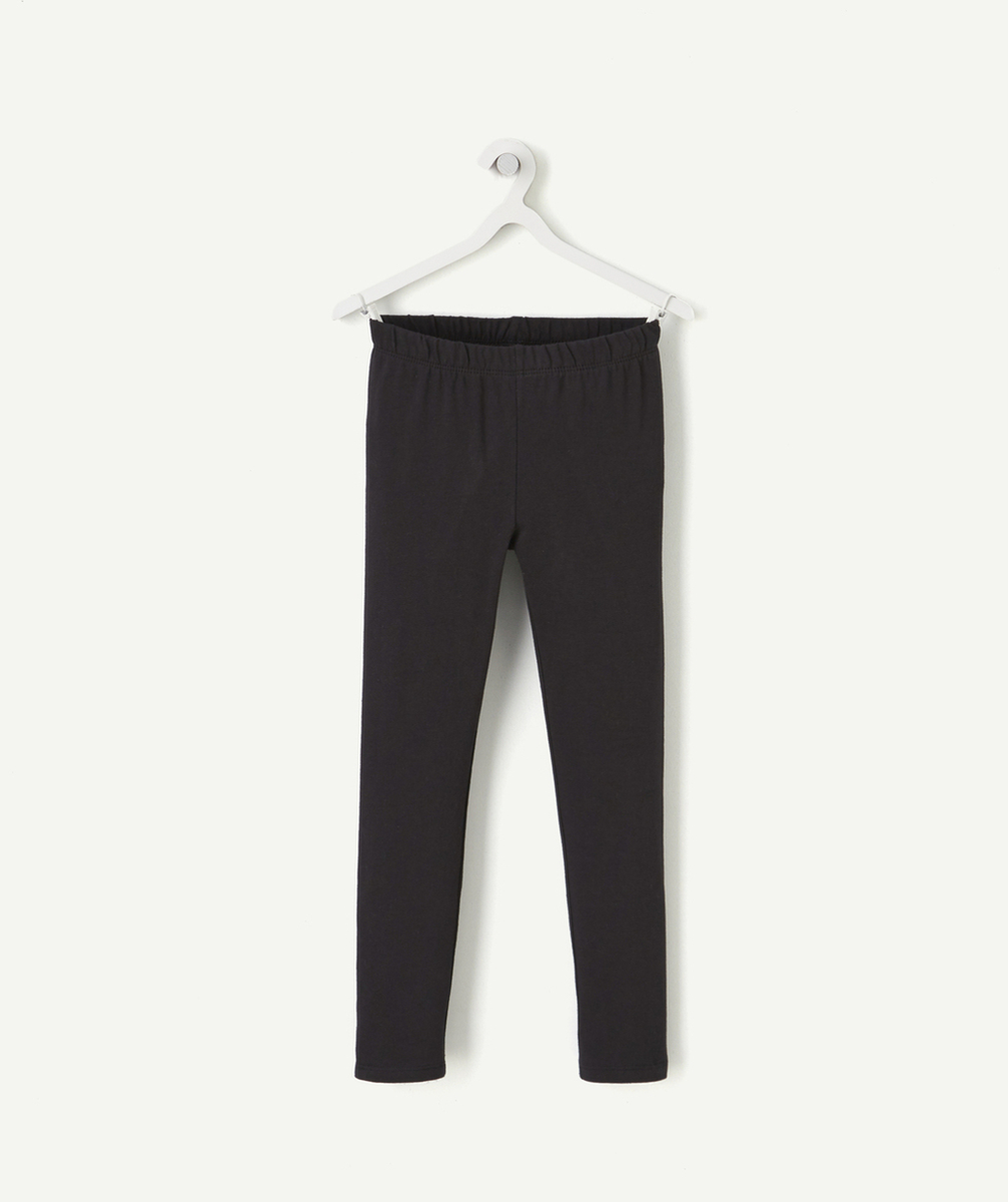 LEGGING FILLE EN FIBRES RECYCLÉES NOIR