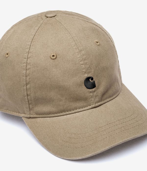 Carhartt WIP Madison Logo 6 Panel Cap (leather black)