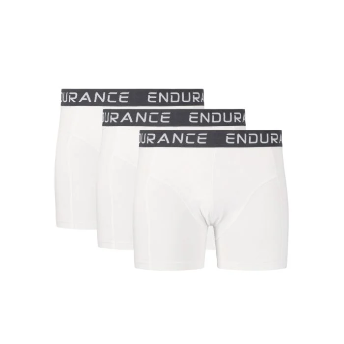 Endurance Herre Undertøj og basislag Burke Boxershorts - 3 Pack Hvid