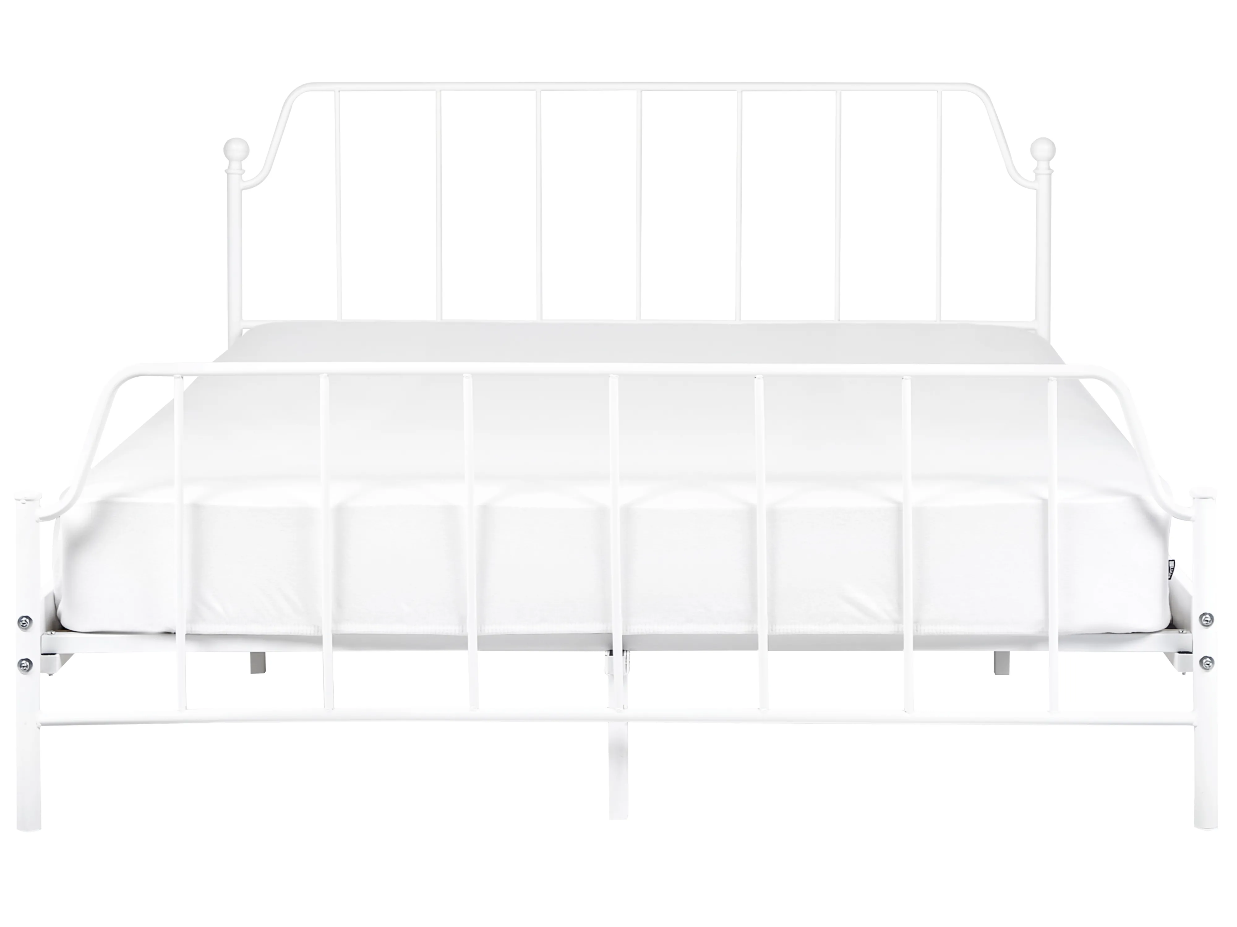 Bed Metaal MAURESSAC 160 x 200 cm Wit