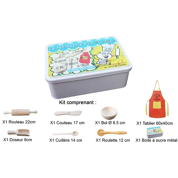 Kit pâtisserie 8 pièces pour enfants Roger Orfèvre