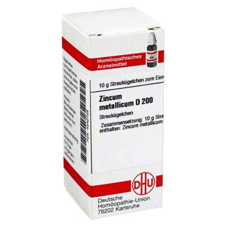 DHU Zincum metallicum D 200 Globuli, 10 g