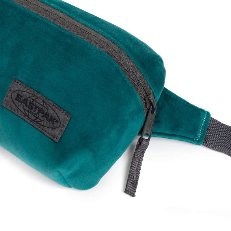 Sac banane Sommar 21 cm effet velours Velvet Peacock