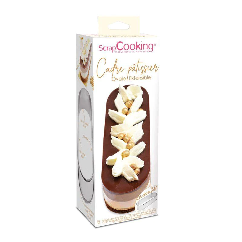 Cadre pâtissier extensible - Ovale Scrapcooking