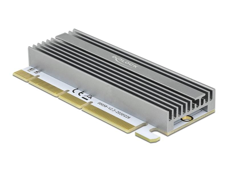 Delock Host Bus Adapter PCI Express x16 - 1x NVMe M.2 Key M Delock PCI Express x16 (x1 / x4 / x8) Karte zu 1 x NVMe M.2 Key M mit LED Beleuchtung