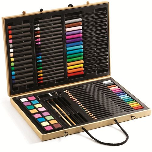 Djeco tekendoos kleuren - 78st