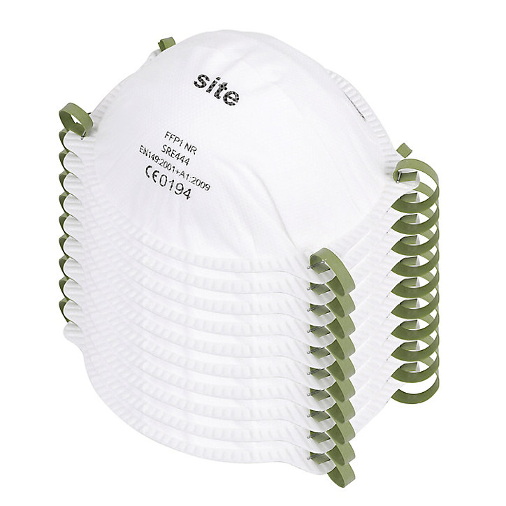 Masque anti-poussière FFP1 Site, 10 pièces