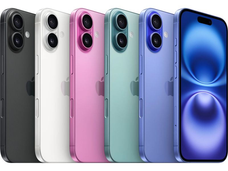 Apple iPhone 16 128 GB Teal IPhone 16. Superschnell. Supersmart.