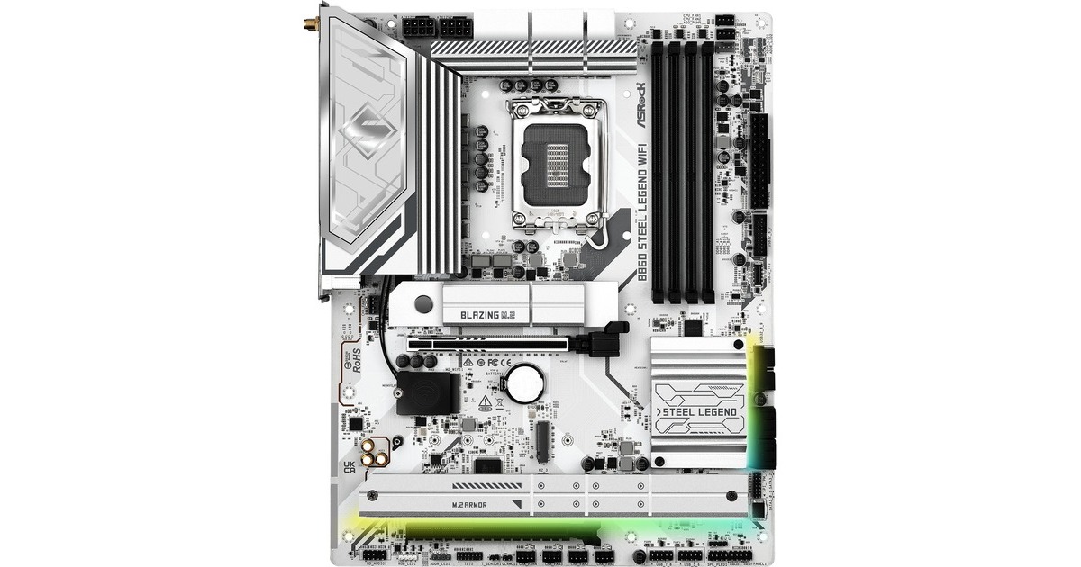 ASRockB860 Steel Legend WiFi socket 1851 moederbord  (RAID, Gb-LAN, WLAN, BT, Sound, ATX)