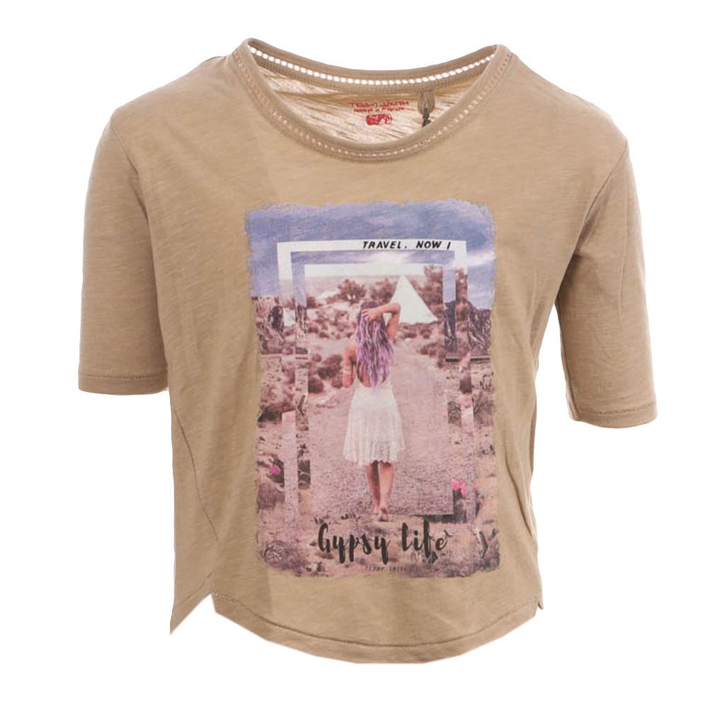 Teddy Smith T-shirt Manches 3/4 Beige Fille Teddy Smith Typsy
