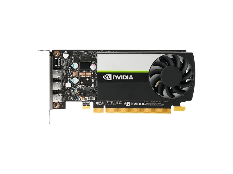 NVIDIA T400 4GB - Grafikkort - T400 - 4 GB GDDR6 - PCIe 3.0 x16 lavprofil - 3 x Mini DisplayPort - OEM