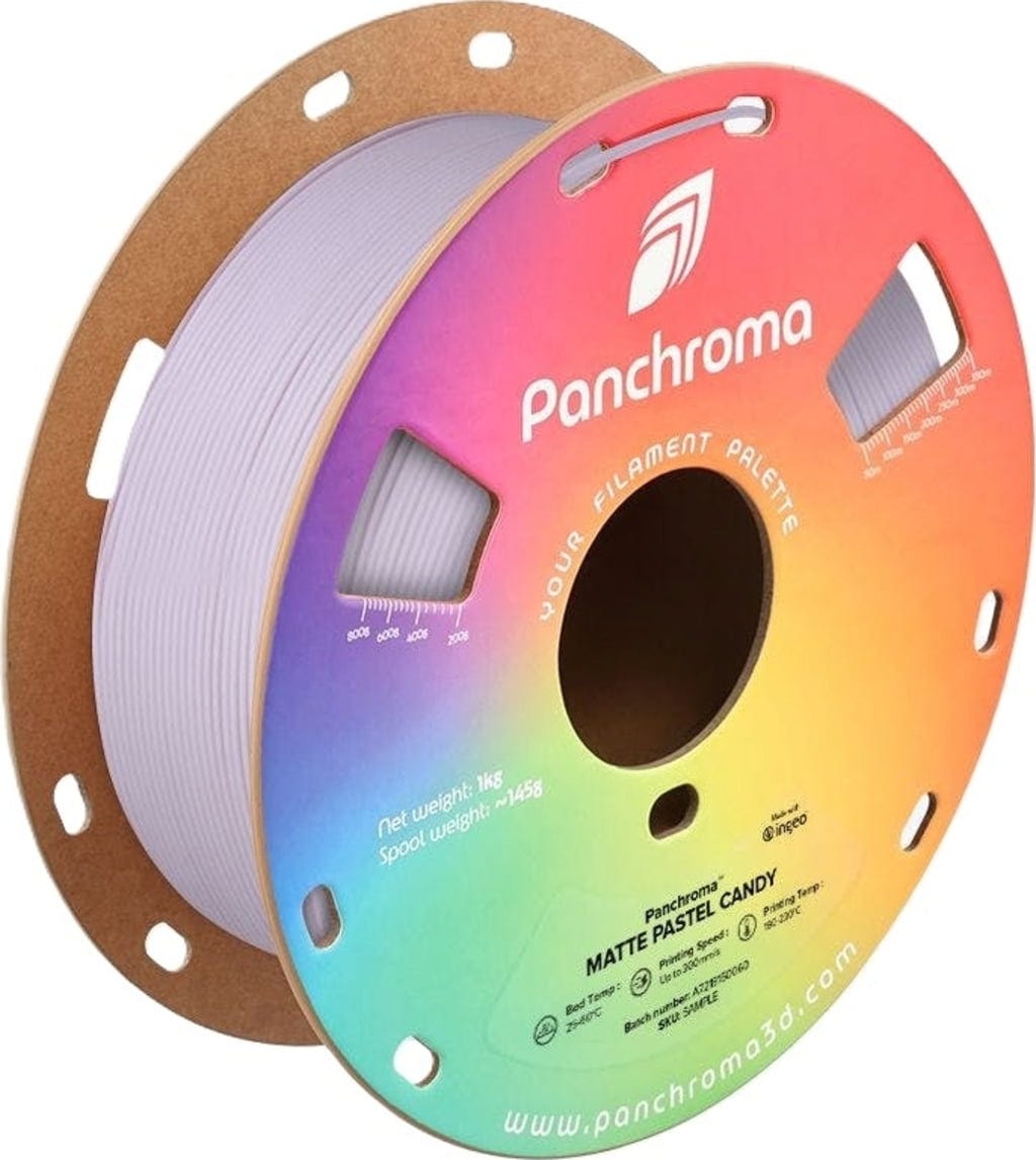 Polymaker  Panchroma™ PLA Matte Pastel Candy, 1,75 mm / 1000 g    Matte Eleganz in Pastel Candy