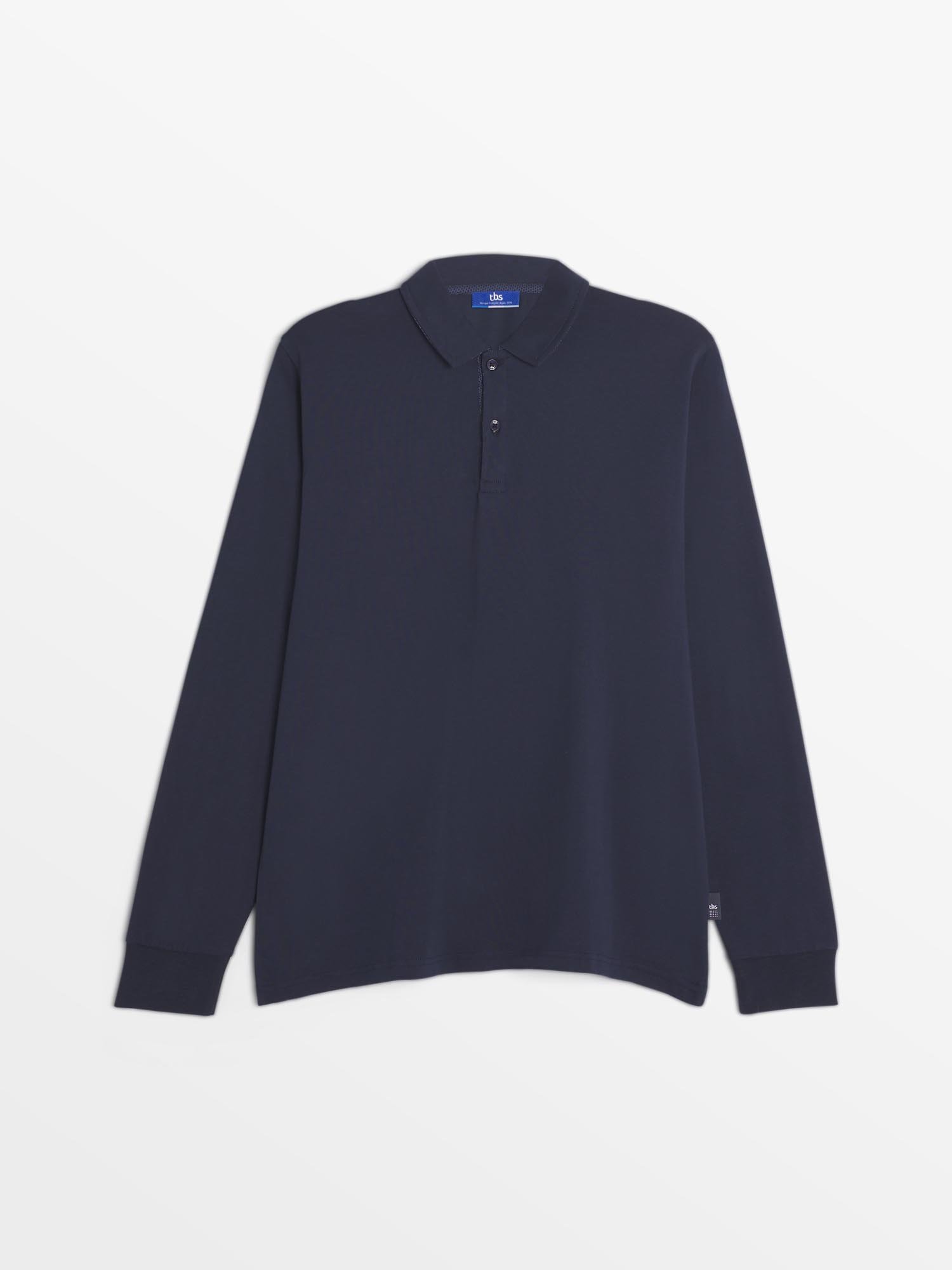 Polo Homme Manches Longues Marine