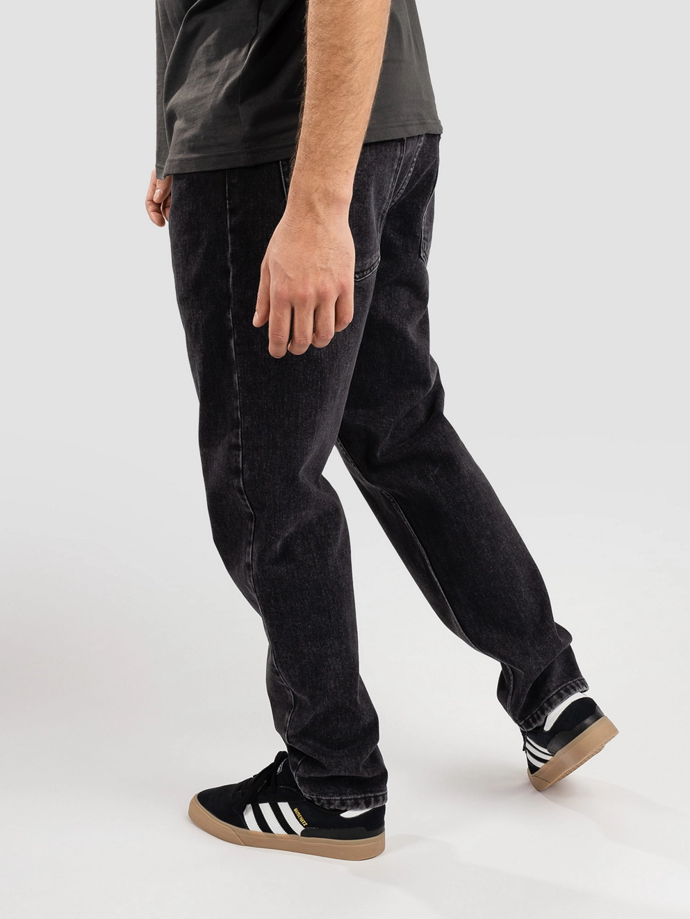 Carhartt WIP Newel Jeans stone washed black