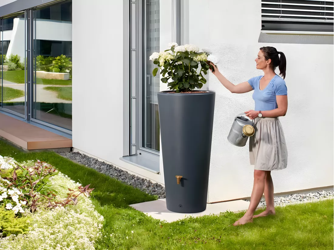 Récupérateur D'eau Murale 220l Vaso 2-en-1