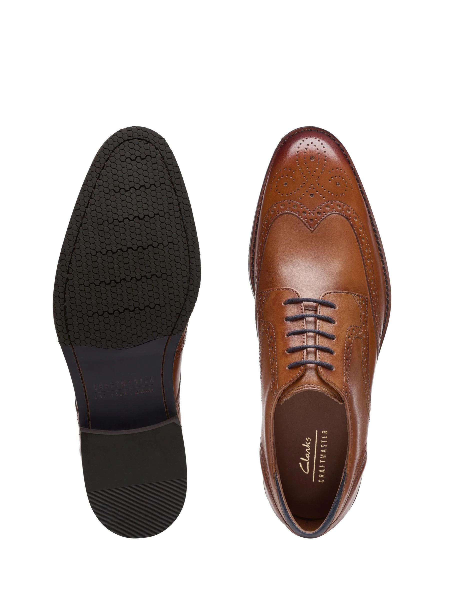 Natuurlijk - Standaard pasvorm (G) - Clarks - British Craftarlo schoenen met veters