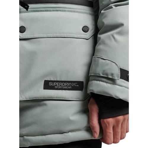 Superdry - CITY PADDED PARKA JACKET Azul