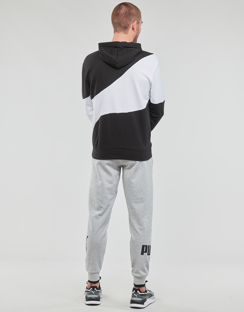 Puma - PUMA POWER CAT HOODIE - Noir / Blanc
