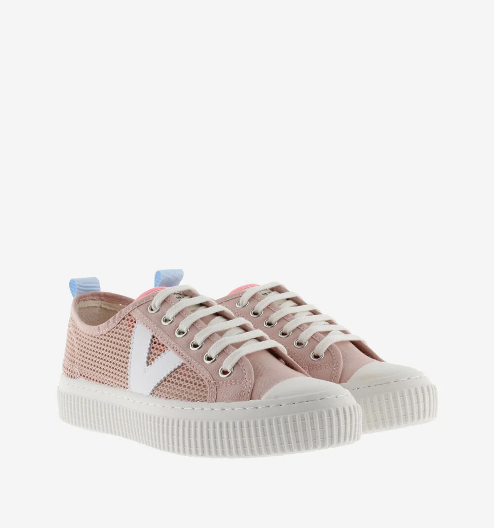 1915 RE-EDITION BASKET MESH Baskets en toile et mesh pour femme ROSA