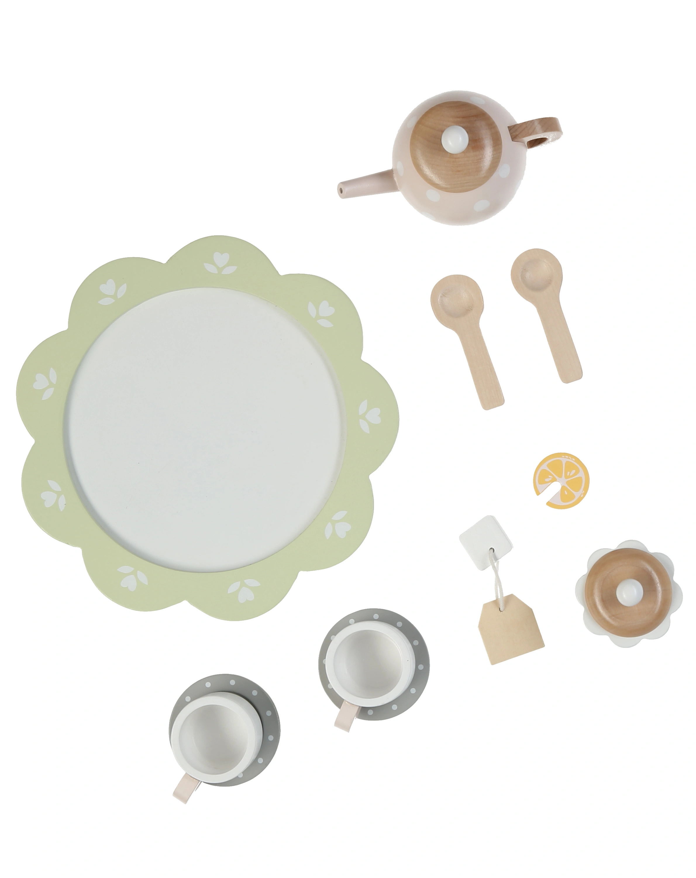 Tee-Service TEATIME 14-teilig aus Holz