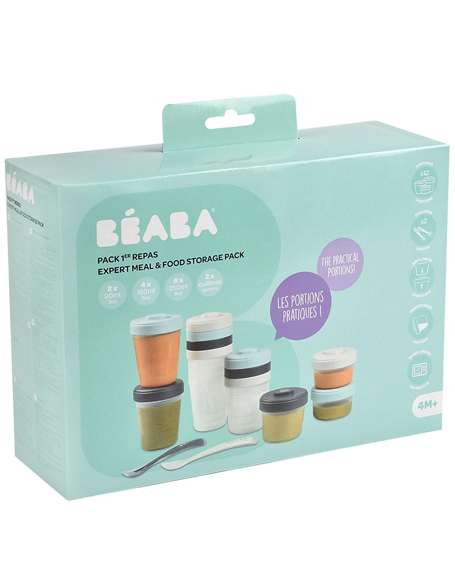 Vorratsdosen-Set FIRST MEAL PACK 14-teilig in storm