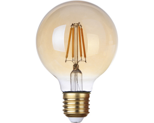 FLAIR LED Globelamp G80 amber E27/4W (33W) 380 lm 2000 K warm wit