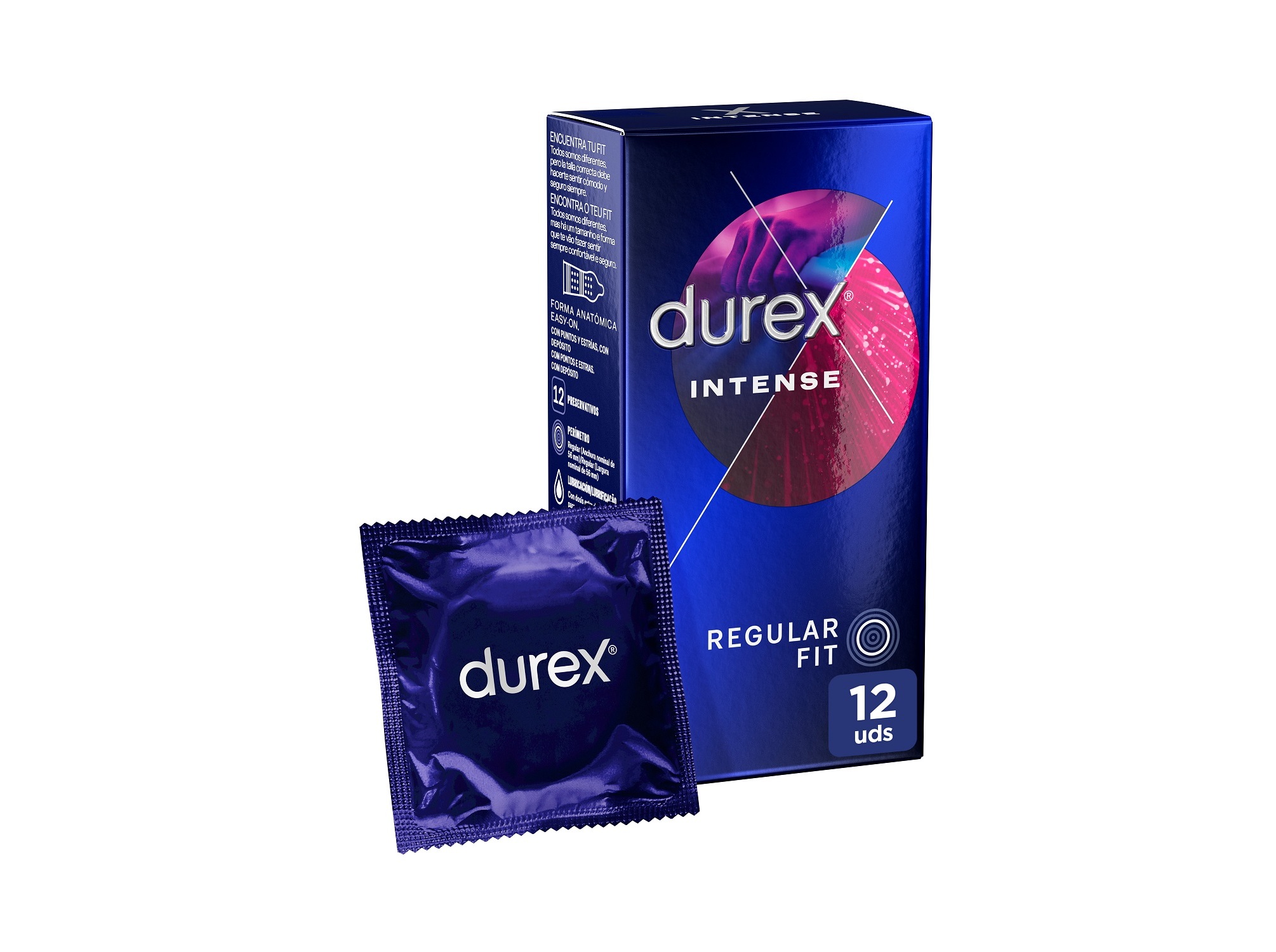 PRESERVATIVOS DUREX INTENSE ORGASMIC 12UN