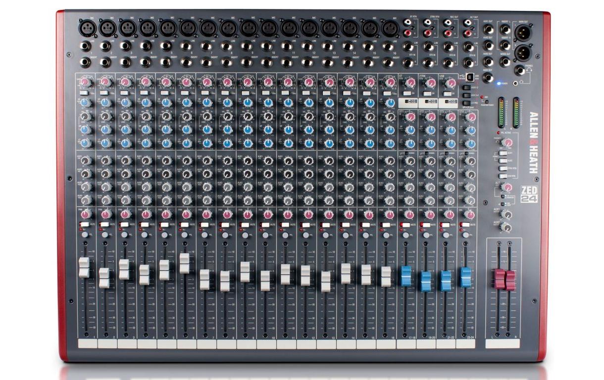 Mischpult ZED24<br>Mehrzweckmixer für Live-Sound und Aufnahme