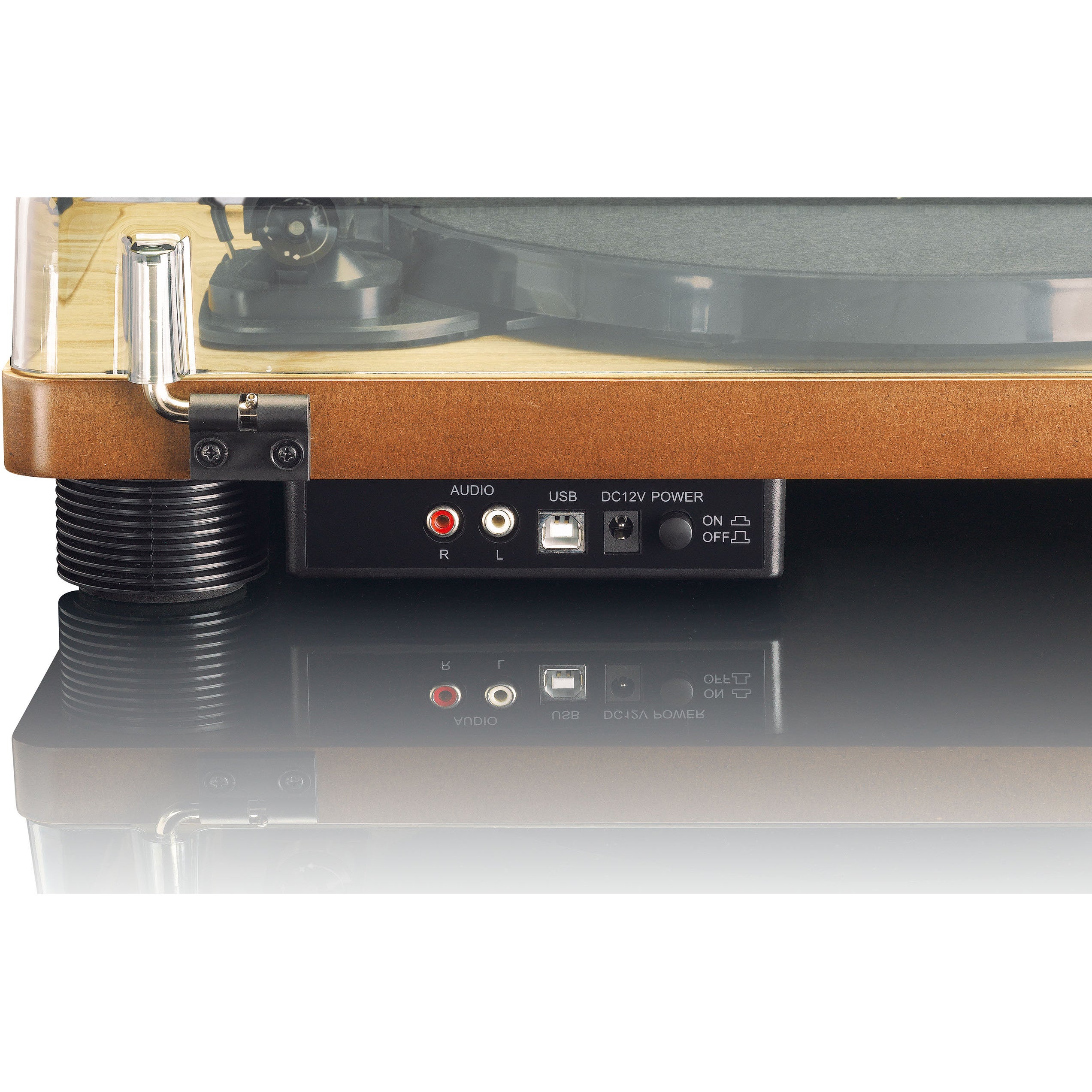 Lenco LS-50WD Wood USB platenspeler