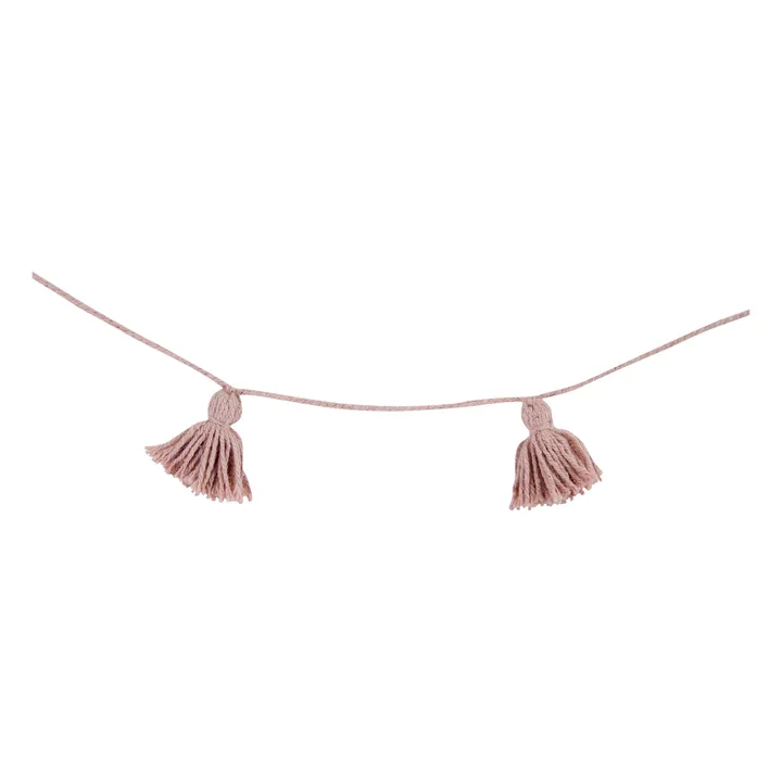 Lorena Canals Guirlande pompons | Rose