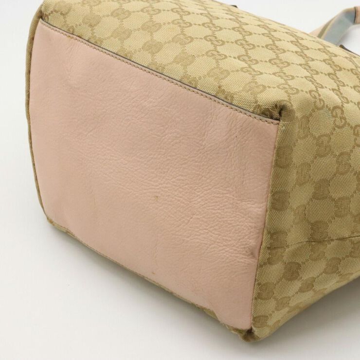 Gucci Vintage Gucci Shoulder Bag Beige