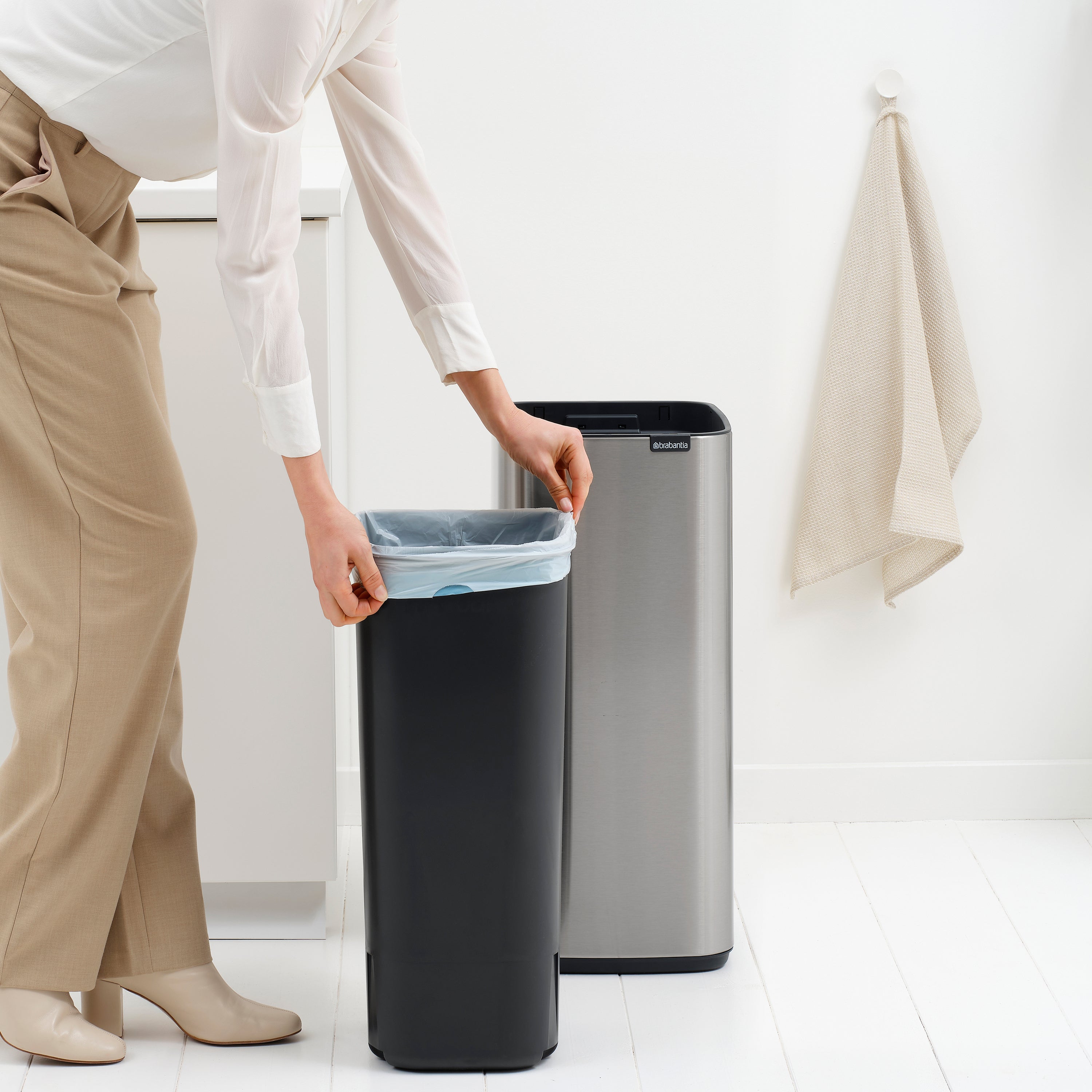 Brabantia Bo Touch Bin Prullenbak 30 L - Matt Steel