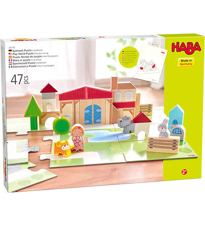 Haba Play WoRød Puslespil - 47 Dele