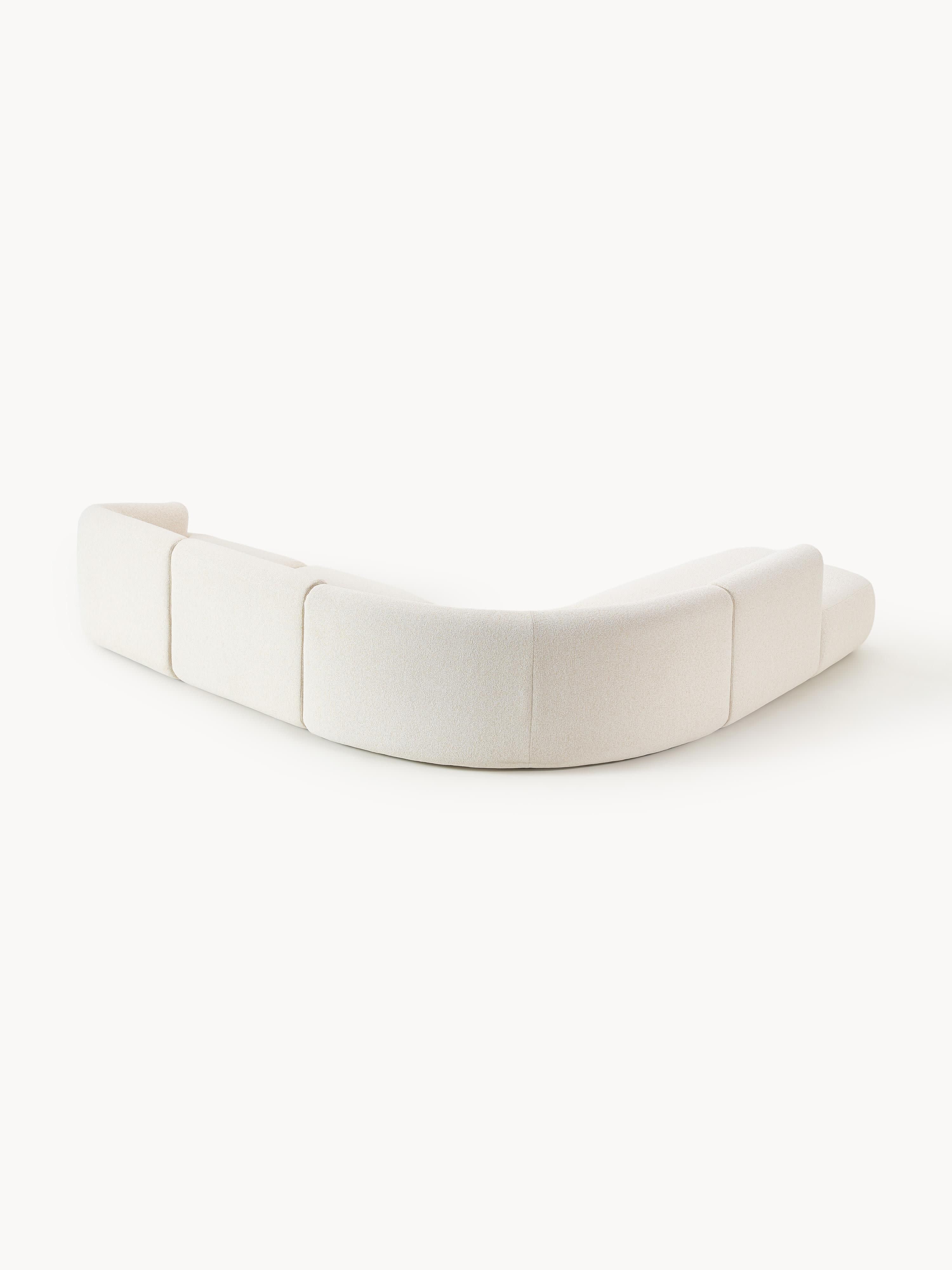 Modulaire bouclé hoekbank Sofia (4-zits)