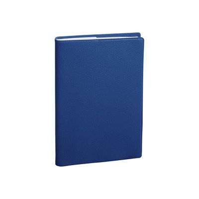 Agenda de poche Impala Minibest avec répertoire - 1 mois sur 1 page - 7,5 x 14 cm - bleu - Quo Vadis