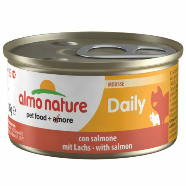 Pâtée pour chat Almo Nature Daily Menu - lot 6 boîtes 85 g