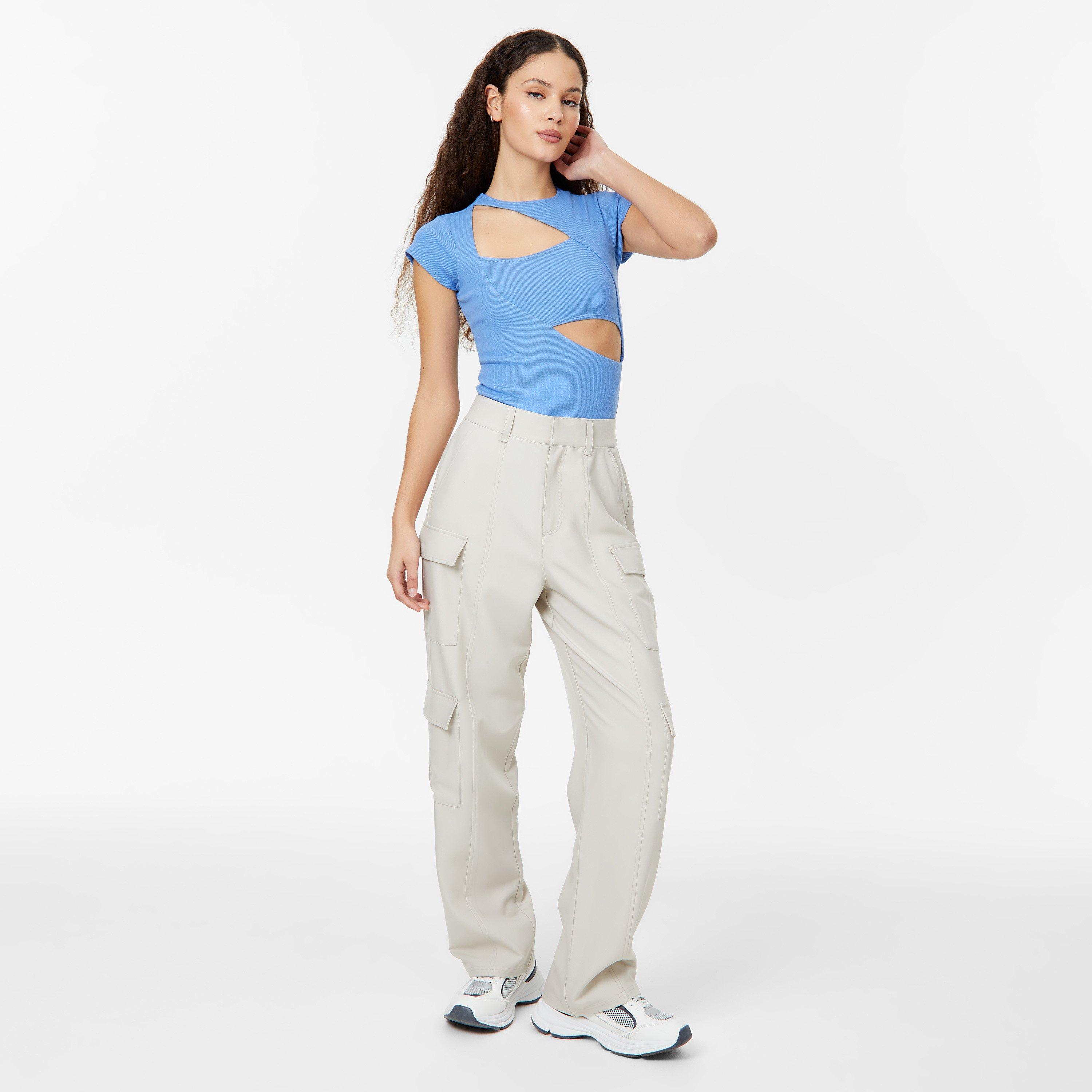 Jack Wills JW Short Sleeve Slash Bodysuit
