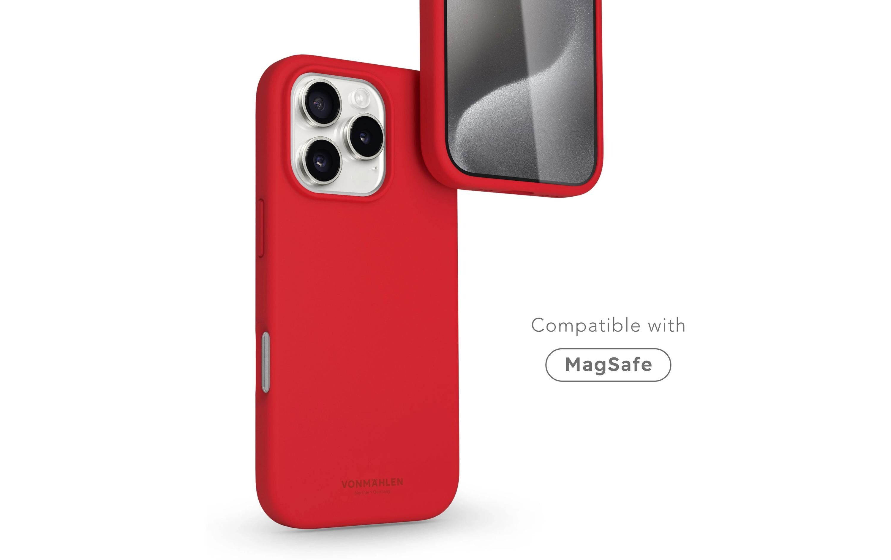 Back Cover Soft Silicone iPhone 16 Pro FirecrackerSilicone Backcover für das Apple iPhone 16 Pro