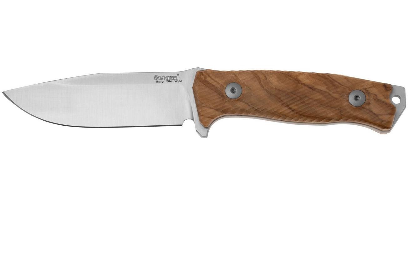 LionSteel M5-UL Sleipner blade, olivewood handle