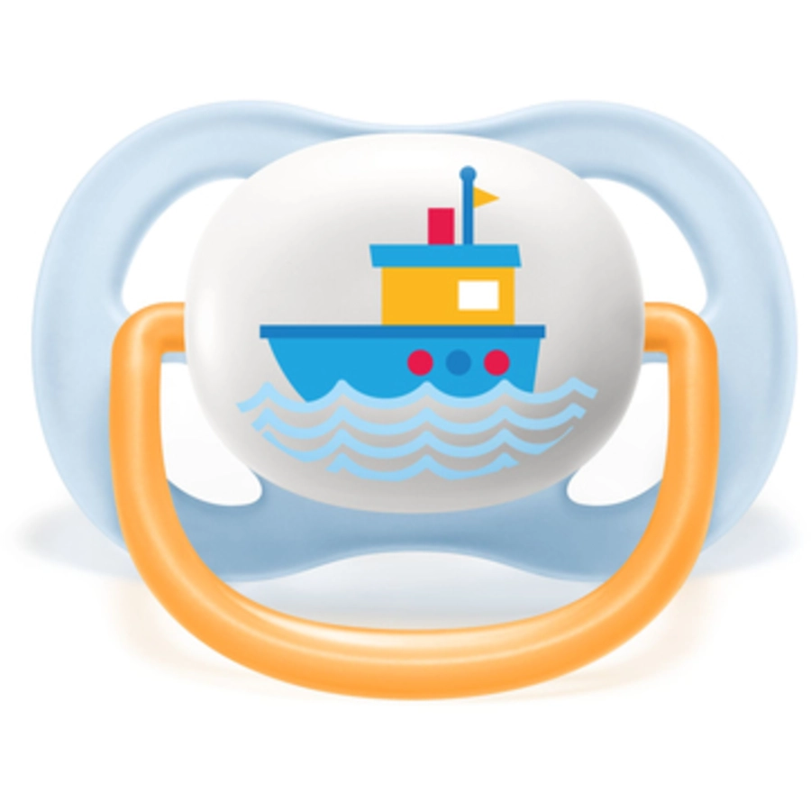 Philips Avent Schnuller ultra air SCF08001 Collection Happy 0-6m Boy MamaBoat im Doppelpack