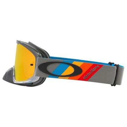 Masque cross Oakley O FRAME 2.0 TLD GREY STRIPES FIRE IRIDIUM 2024 - Gris