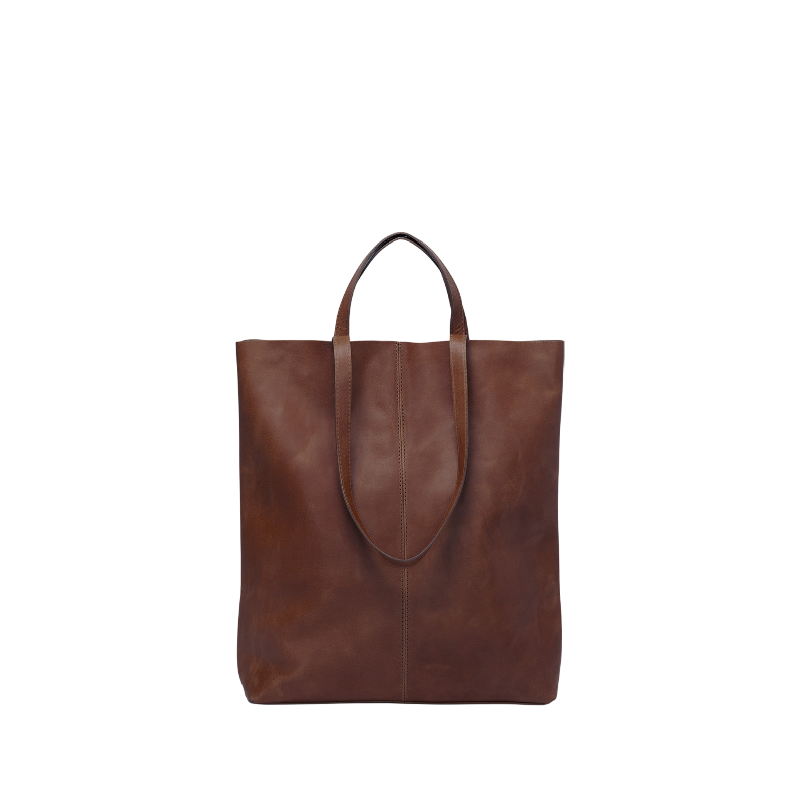 Straps Tote Bag Dark Brown