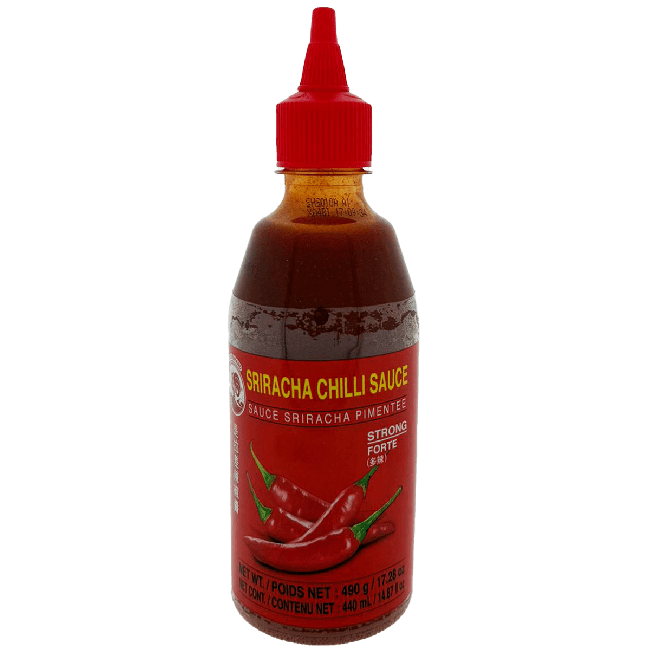 Cock Brand Sriracha Chilisaus Sterk 440ml