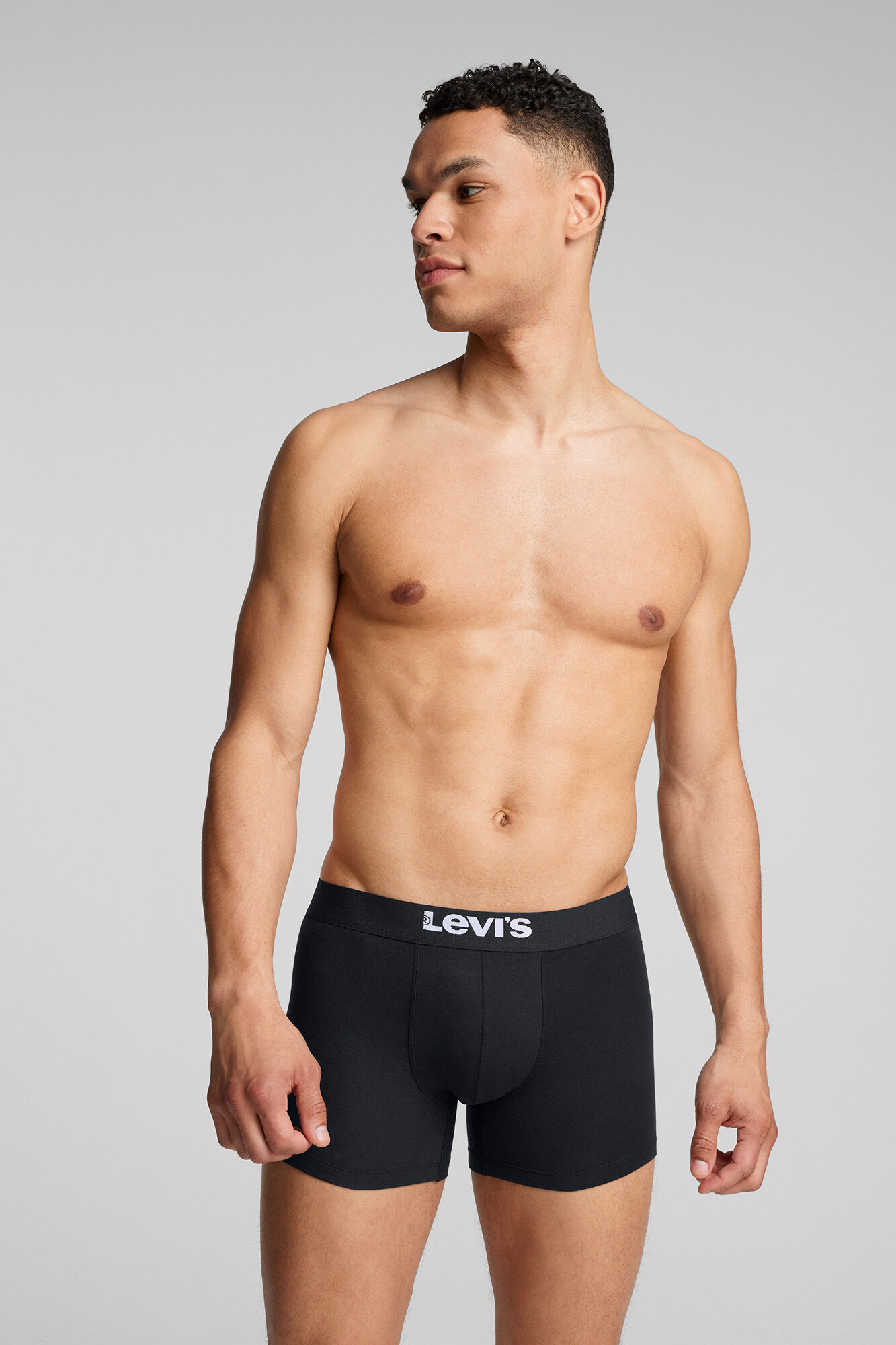 Pacote com 3 cuecas boxer de algodão Levi's