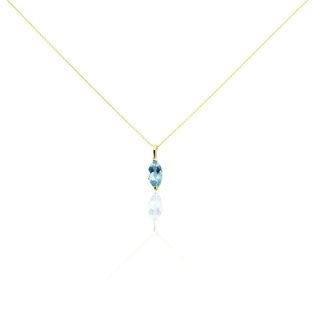 Collier Raquel Or Jaune Topaze