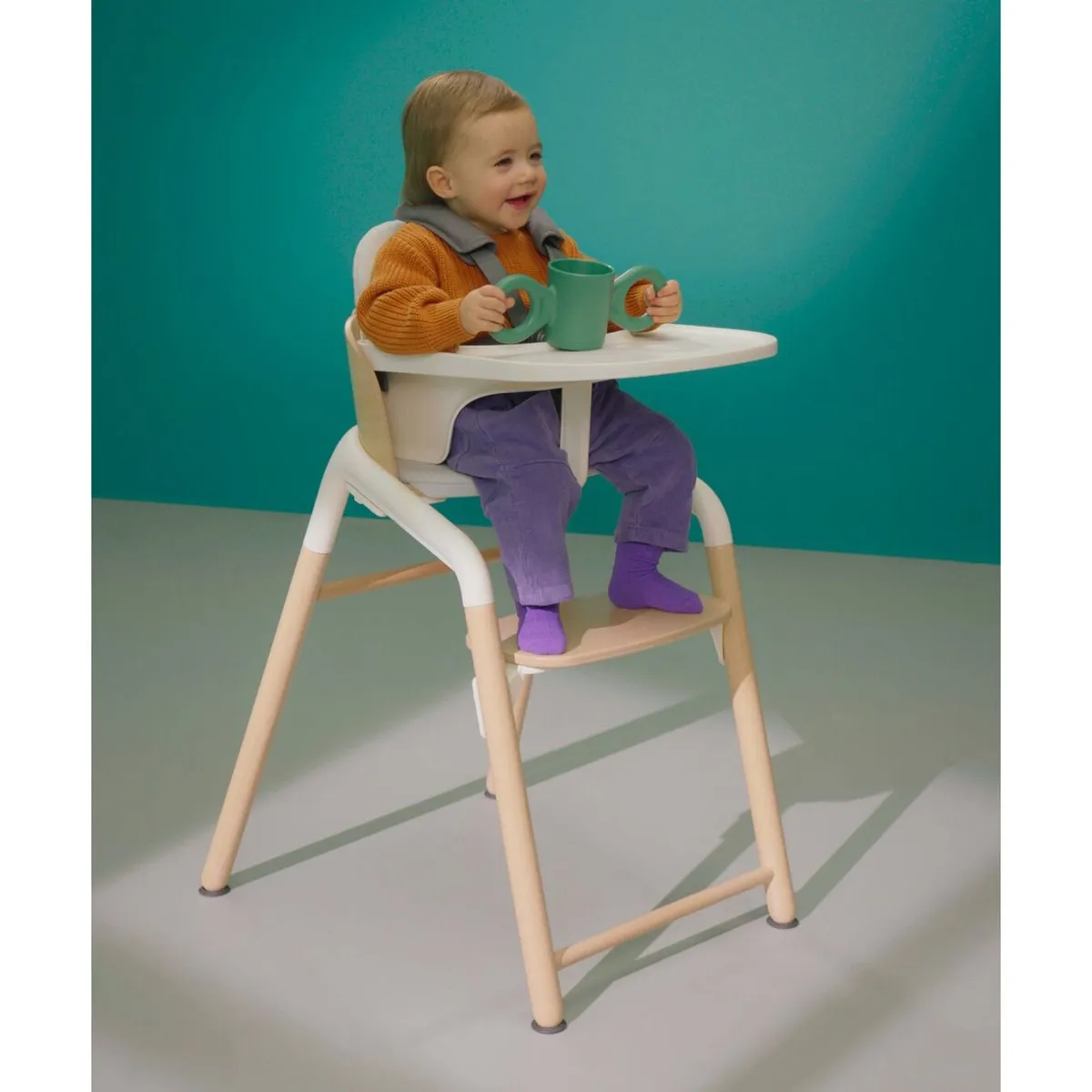 Bugaboo Chaise Haute Complète Giraffe - Naturel  Blanc