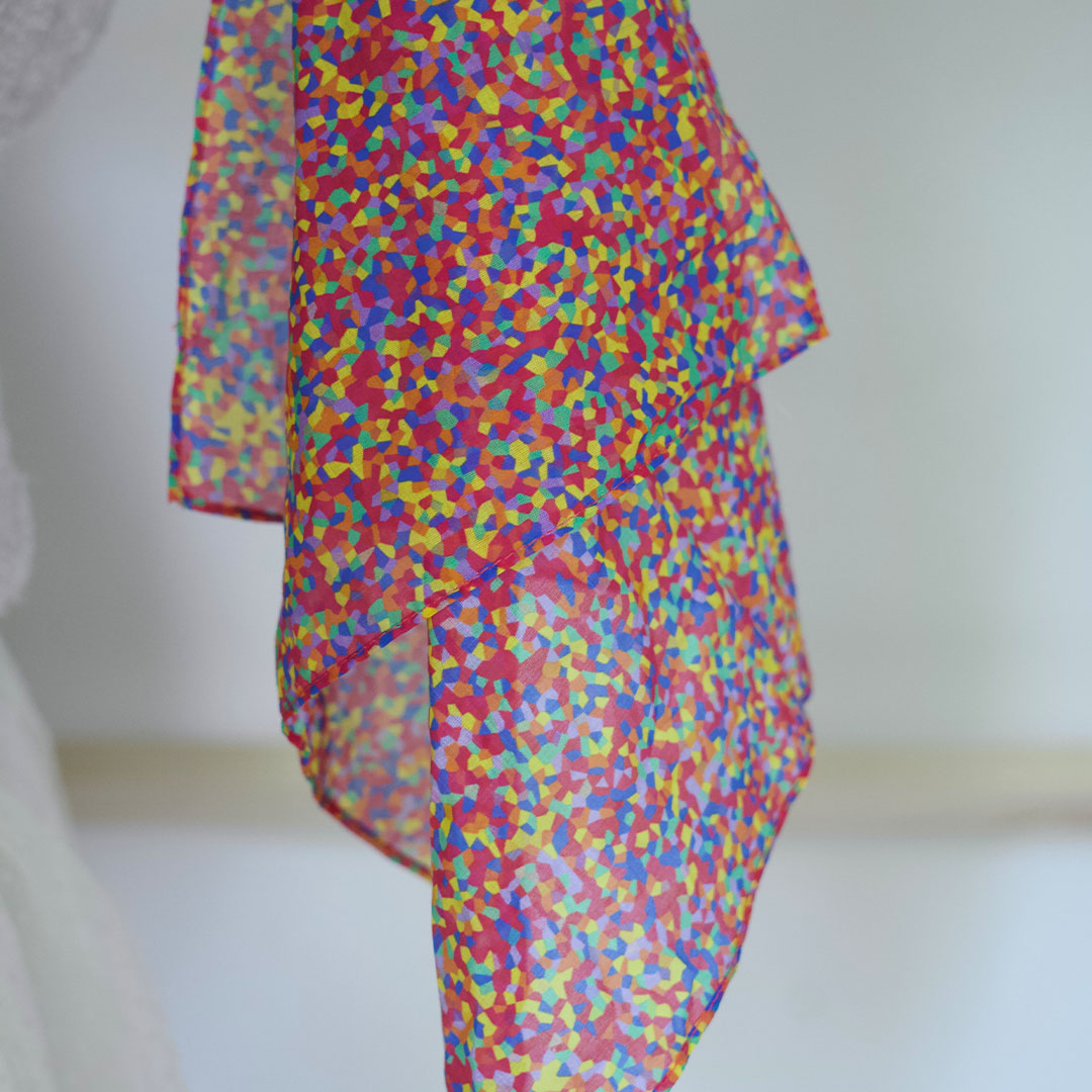 pit and play speeldoek - confetti - 75x75 cm