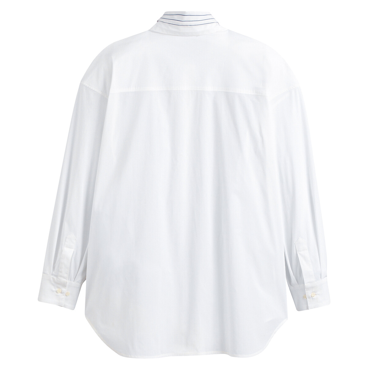 JEREMY CURRAT X LA REDOUTE<br>Camisa folgada com gravata, fabricada na Europa