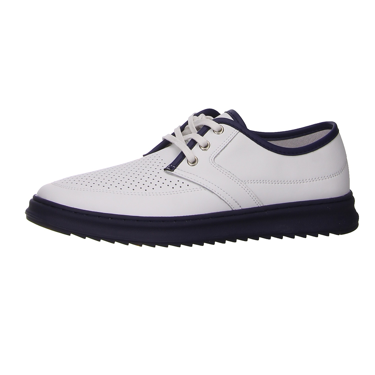 HBH Schnürhalbschuhe weiß weiss/weiss kombi